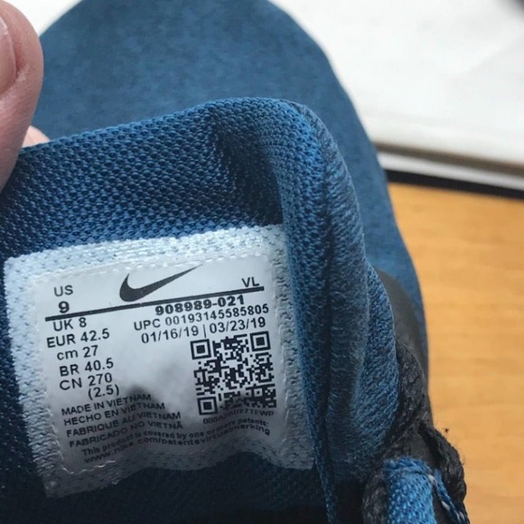 Nike Run Swift Metallic/Powder Blue - Picture 9 of 9